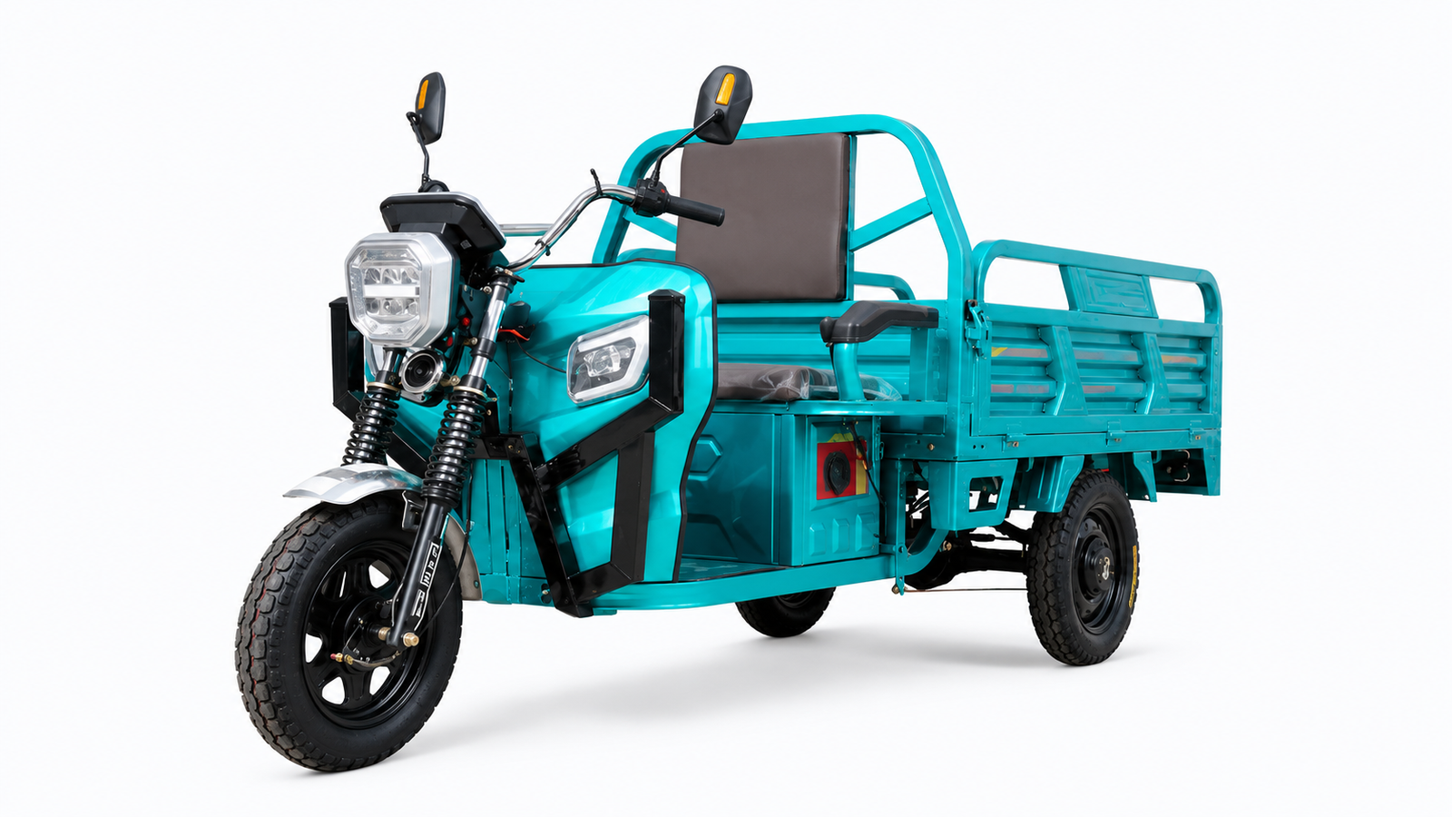 FALCON electric cargo tricycle with open cargo bed