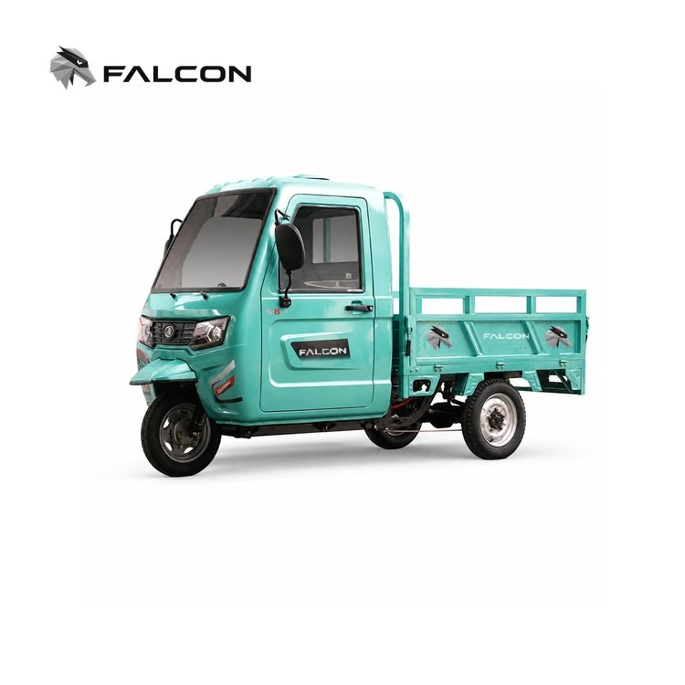 Semi-Cab Electric Cargo Tricycle