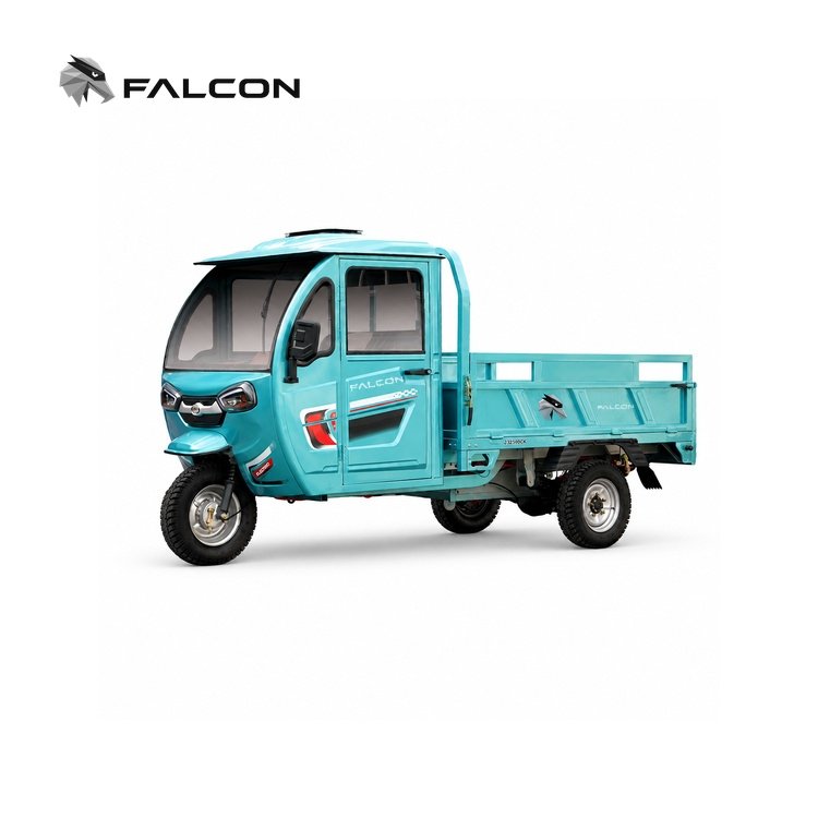 Semi-Cab Electric Cargo Tricycle