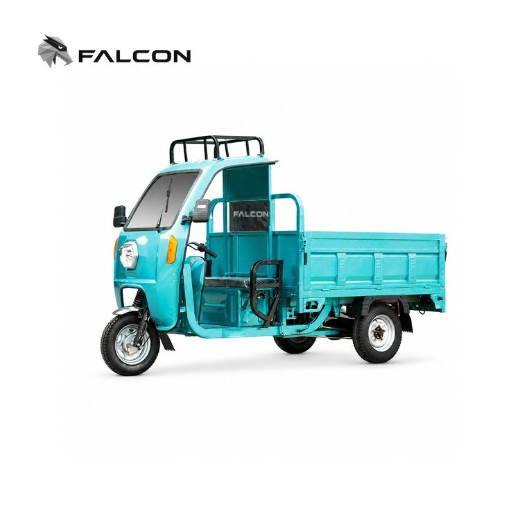Semi-Cab Electric Cargo Tricycle