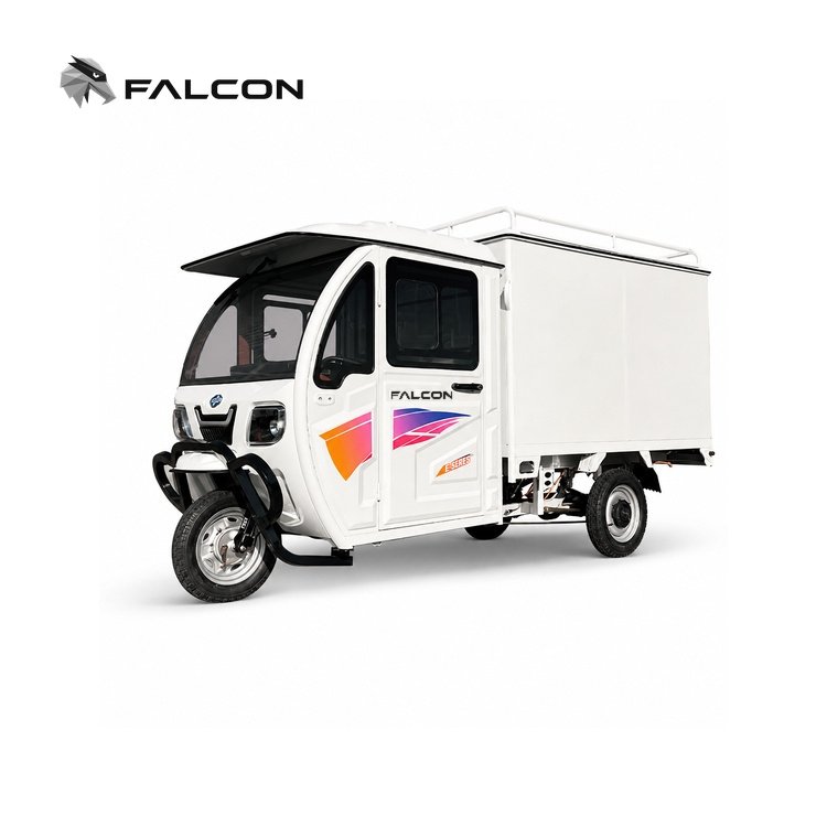 Full-Cab Enclosed Electric Delivery Tricycle