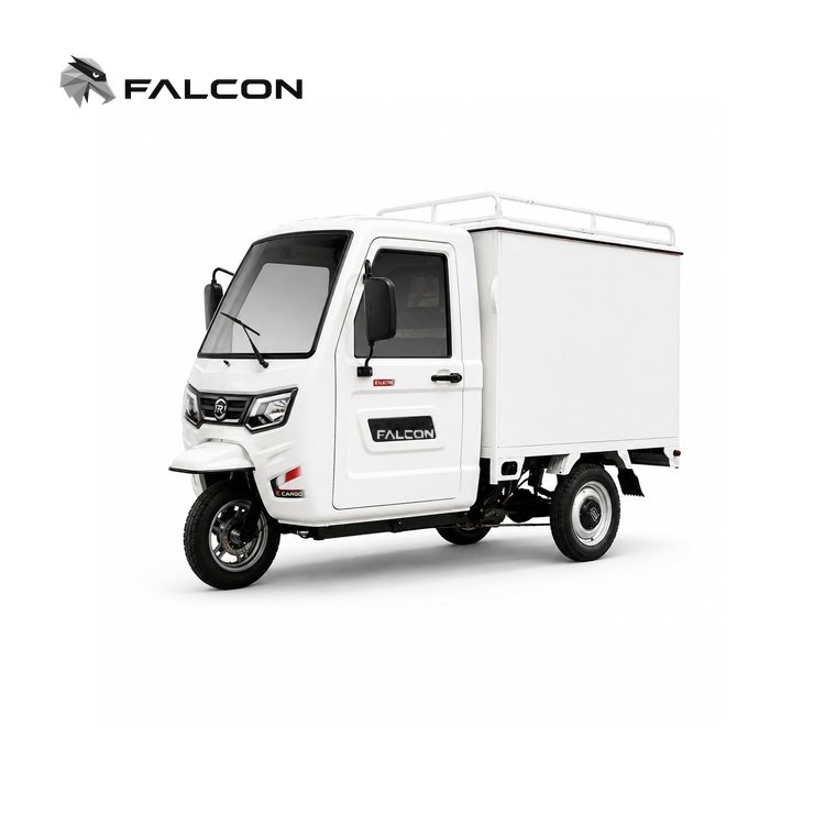 Full-Cab Enclosed Electric Delivery Tricycle