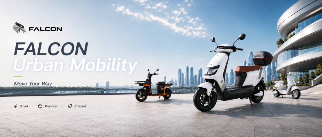 Motocicletas eléctricas urbanas FALCON para Santiago de Chile, movilidad sostenible